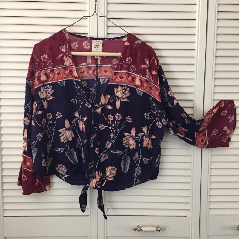 Billabong Boho Top Size Medium